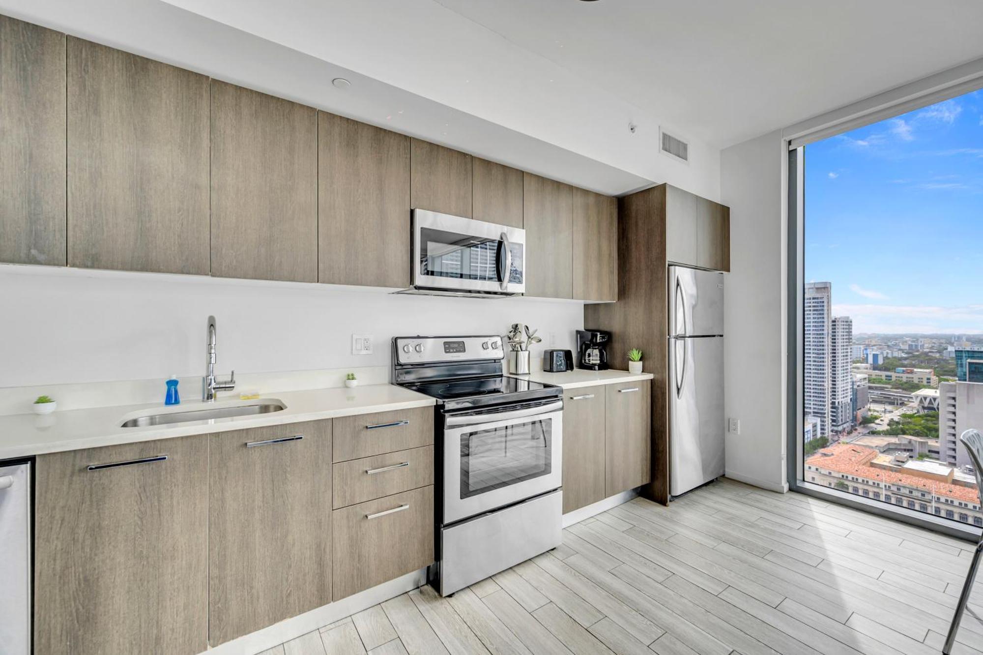 Great 3 Beds 3 Baths Appartment Downtown マイアミ エクステリア 写真