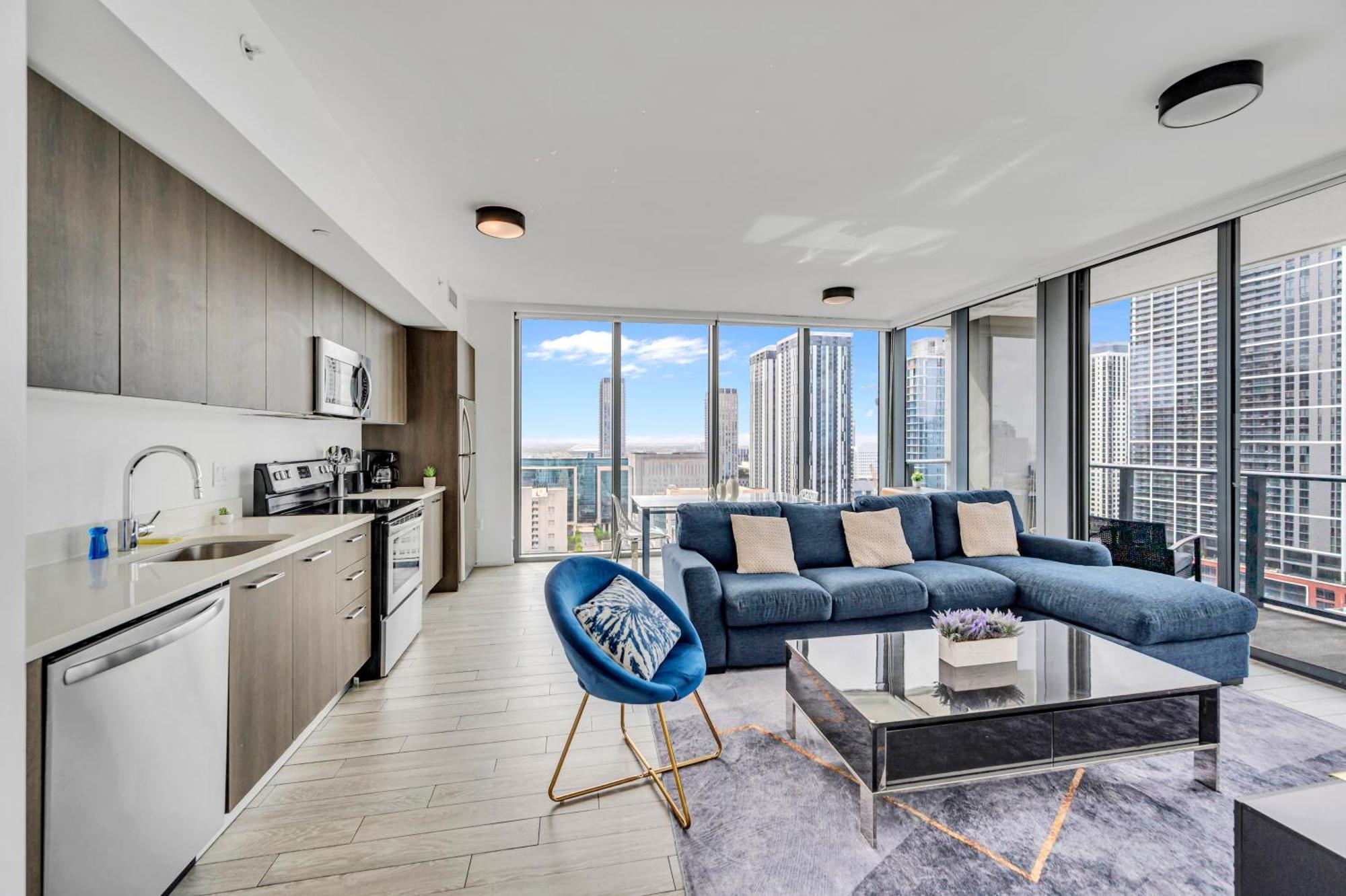 Great 3 Beds 3 Baths Appartment Downtown マイアミ エクステリア 写真