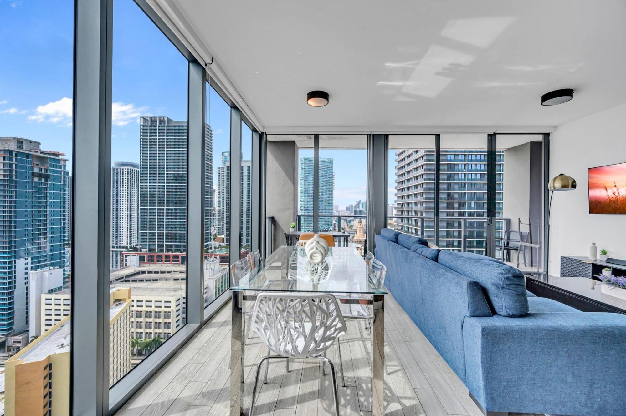 Great 3 Beds 3 Baths Appartment Downtown マイアミ エクステリア 写真