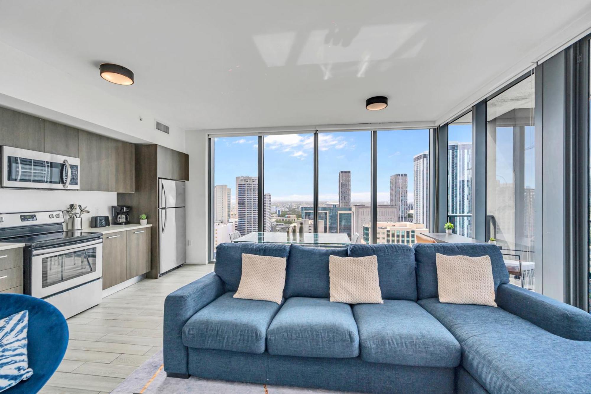 Great 3 Beds 3 Baths Appartment Downtown マイアミ エクステリア 写真